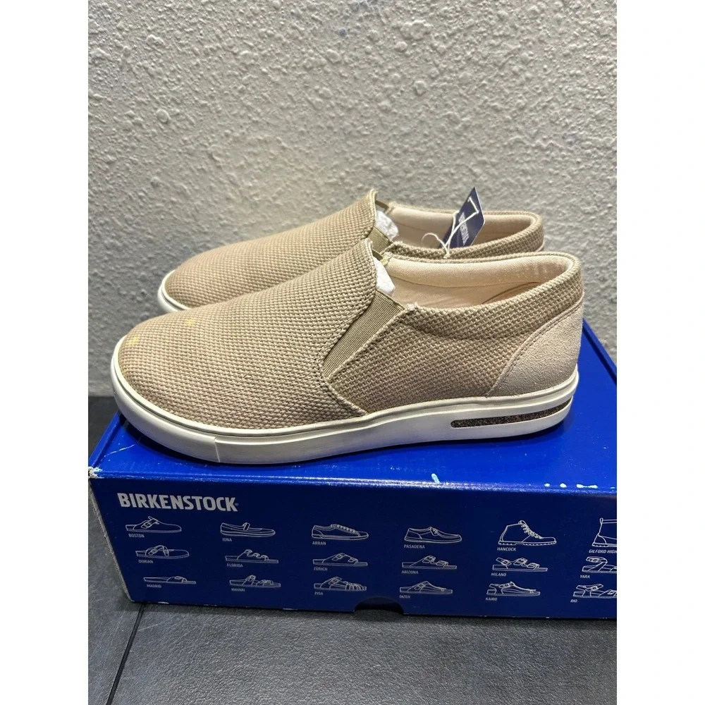 Birkenstock Oswego Knit Sand Beige EU 39 US L8 M6 Womens Mens